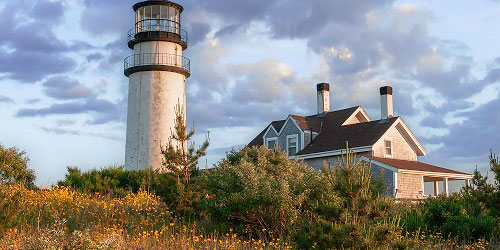 Truro Sea Breeze - Lighthouse in Fall on Cape Cod, MA - Photo Credit Thomas Schoeller Photography